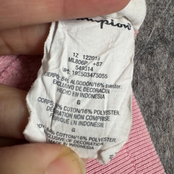 U/O Champion Reverse Weave Pink Daisy Shorts Size Large - Picture 9 of 9